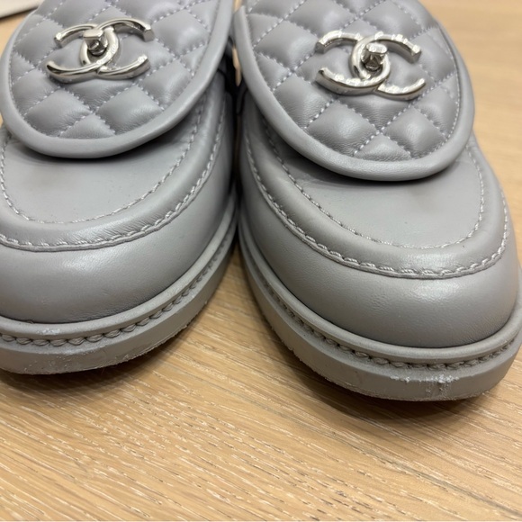 Authentic Chanel Quilted Loafers size 39 - Picture 9 of 9